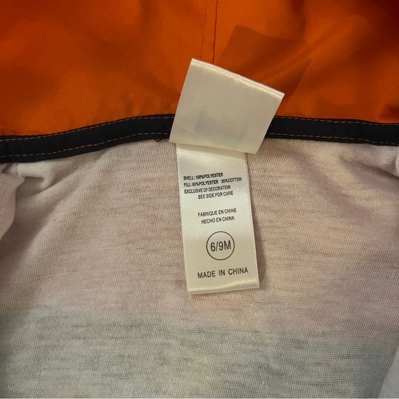 NFL Orange and Black Footies with Hood and Zipper - Picture 5 of 5